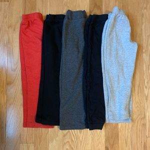 Boys 5T sweatpants bundle (5 pairs)